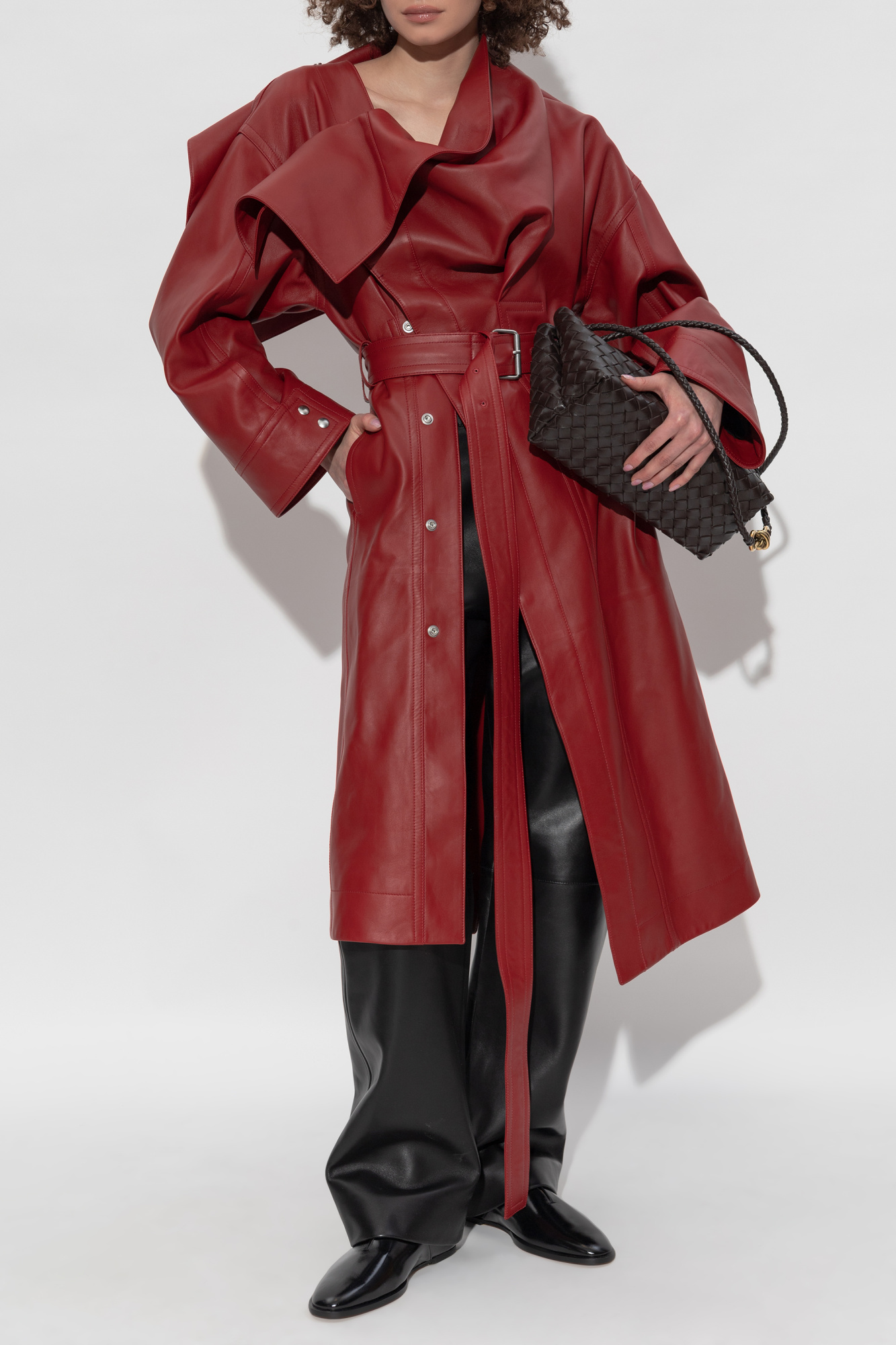 Bottega Veneta Leather coat | Women's | Vitkac